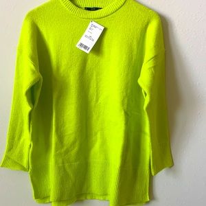 Mango (New) Lime green sweater
